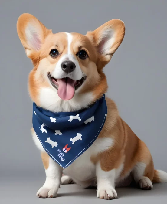 StudyCorgi Dog Bandana